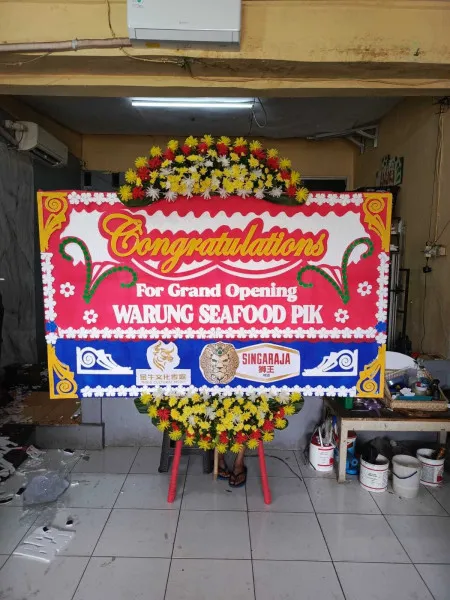 Papan Bunga Ucapan Selamat Kalideres