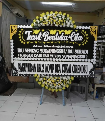 Papan Bunga Duka Kalideres